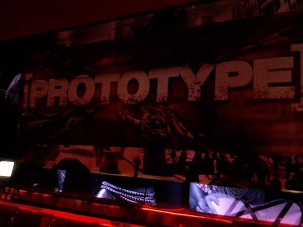 Prototype video game launch party in Las Vegas with branded merchandise